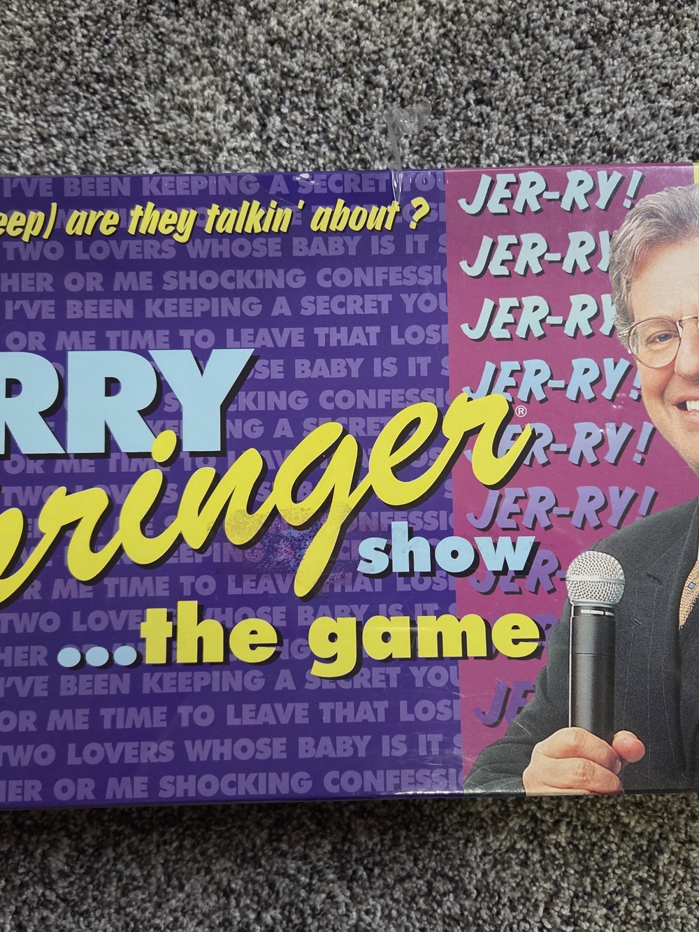 VTG 1999 Jerry Springer Show Board Game TDC Games BRAND NEW RARE
